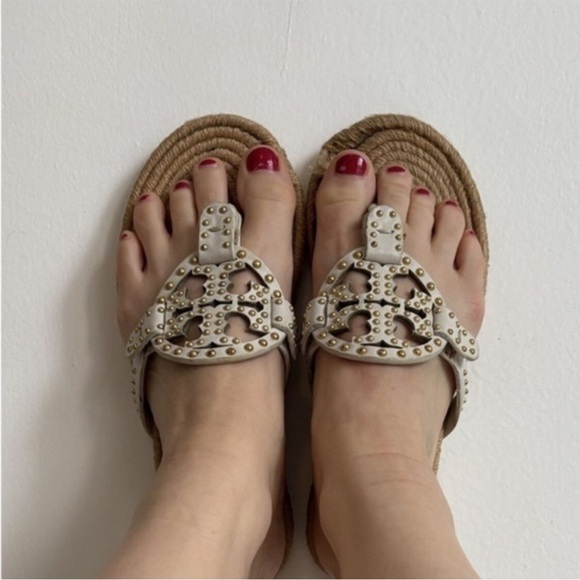 Tory Burch Miller studded sandals. Size 8.5 - Picture 1 of 4